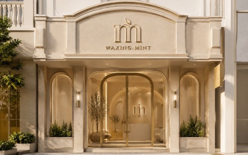 thiết kế mặt tiền spa đẹp