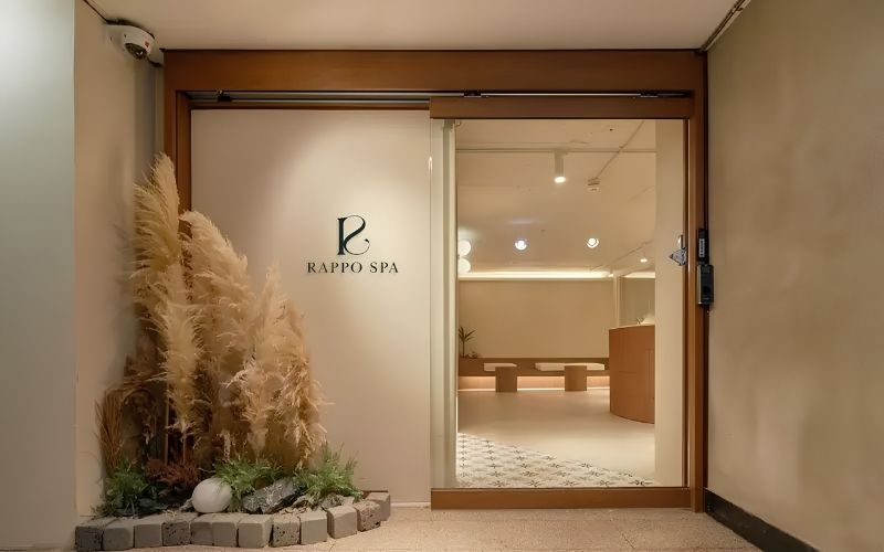 thiết kế mặt tiền spa đẹp