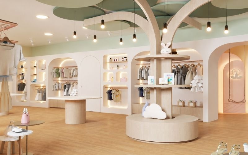 thiết kế shop quần áo