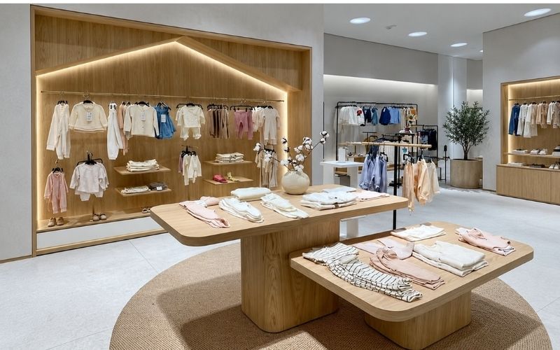 thiết kế shop quần áo