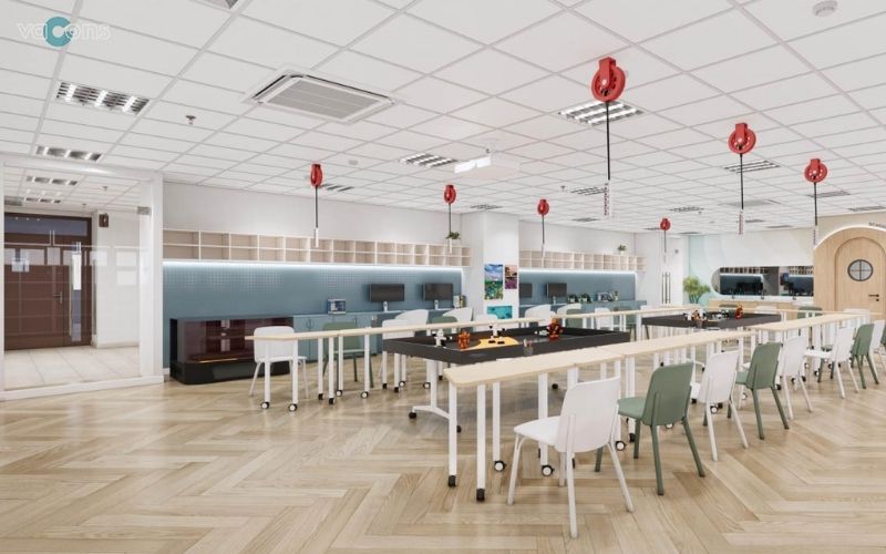 thiết kế trường mầm non