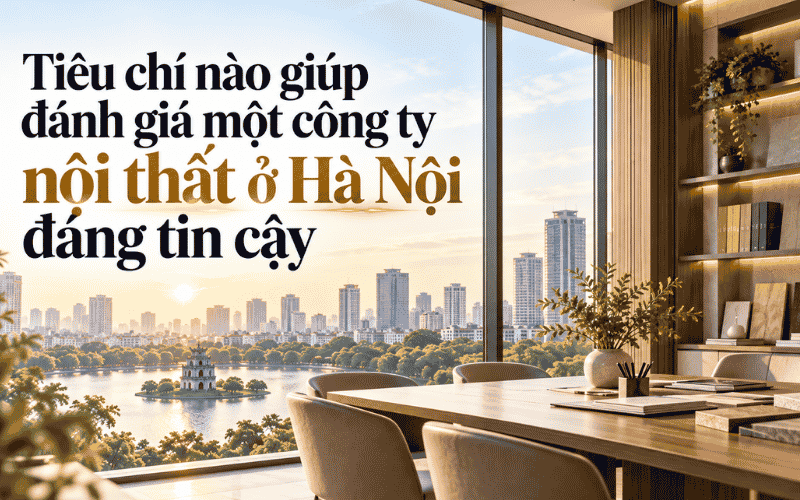 Công Ty Nội Thất Ở Hà Nội: Cách Chọn Đúng Đơn Vị Cho Văn Phòng