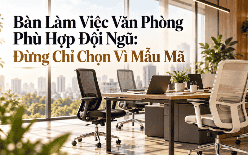 Bàn Làm Việc Văn Phòng Phù Hợp Đội Ngũ: Đừng Chỉ Chọn Vì Mẫu Mã