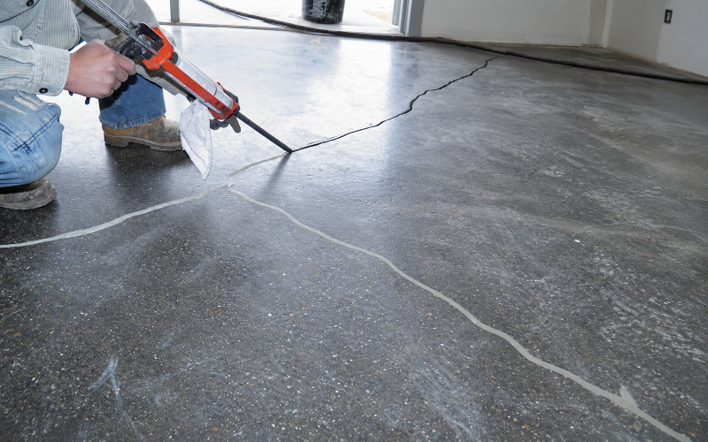 Xử lý vết nứt nền nhà xưởng